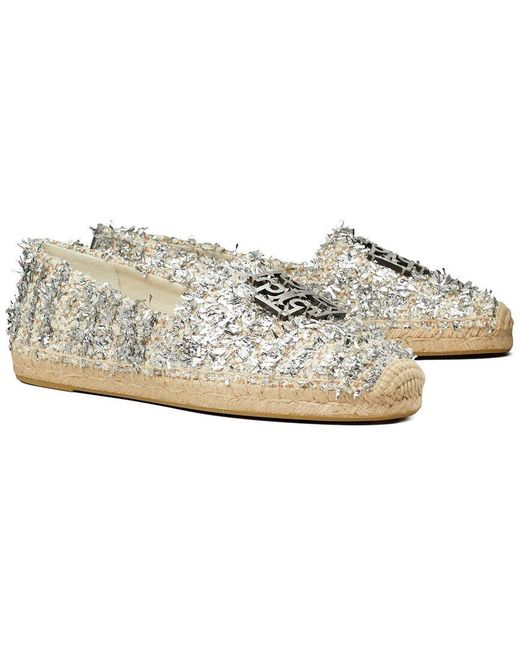 Tory Burch White Espadrille