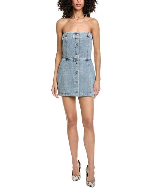 Amanda Uprichard Blue Scorpio Skort Romper