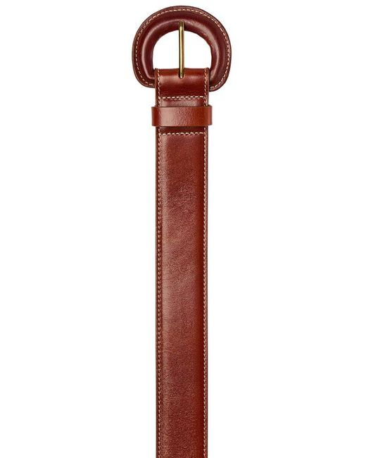 J.McLaughlin Red Sedona Leather Belt
