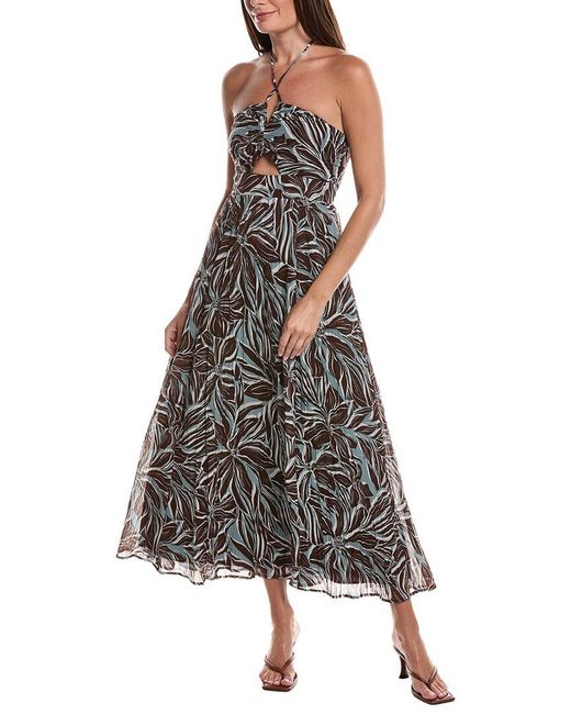 Z Supply Brown Lanie Zinn Floral Maxi Dress