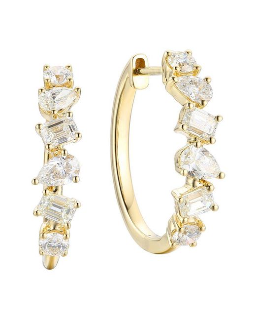 Gregg Ruth Metallic 14K 2.37 Ct. Tw. Diamond Earring