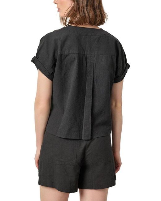 Lilla P Black Boxy Popover Dolman