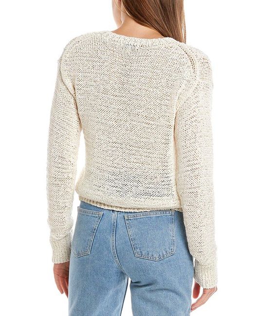Vince Cable Knit Sweater in Beige 