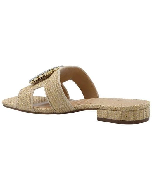 Adrienne Vittadini Brown Pierre Sandal