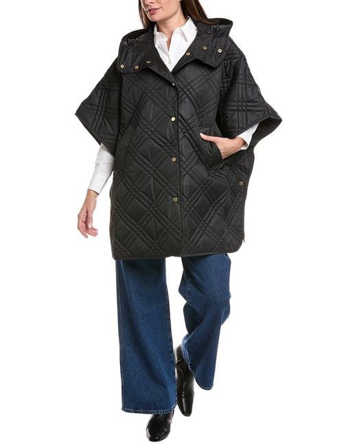 Barbour Black Astor Cape