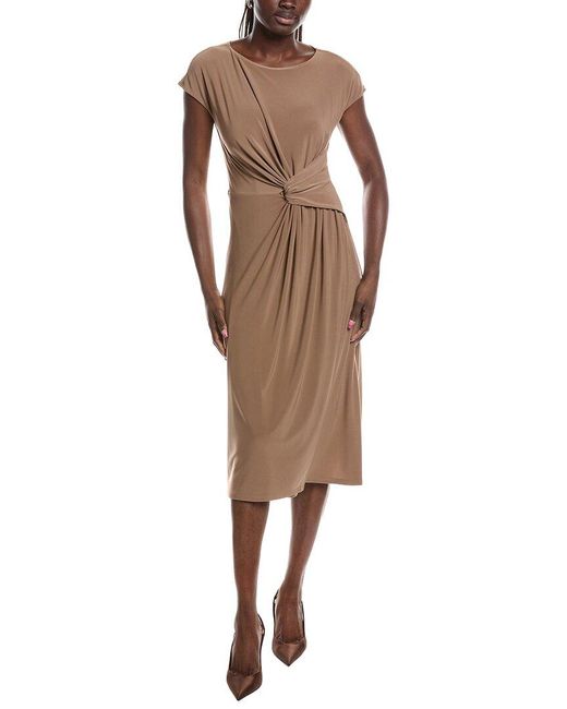 Joseph Ribkoff Natural Midi Dress
