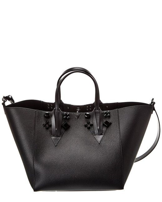 Christian Louboutin Black Cabachic Small Leather Tote