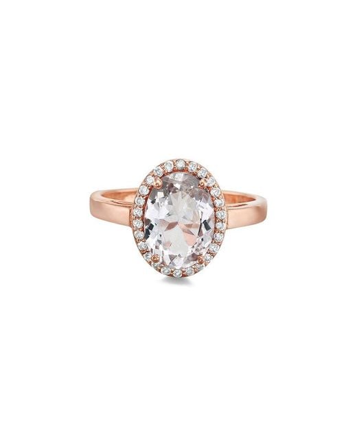 Forever Creations USA Inc. White Forever Creations 14K Rose 0.19 Ct. Tw. Diamond Ring