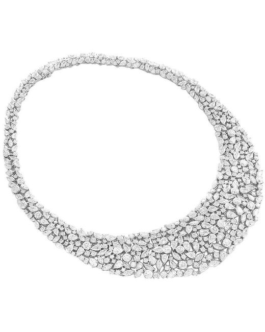 Lab Grown Diamonds Metallic 14K 69.60 Ct. Tw. Lab-Grown Diamond Fashion Necklace