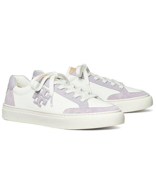 Tory Burch White Leather Sneaker