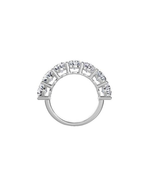 Diana M White Diana M. Fine Jewelry 14k 1.54 Ct. Tw. Lab Grown Diamond Half-eternity Ring