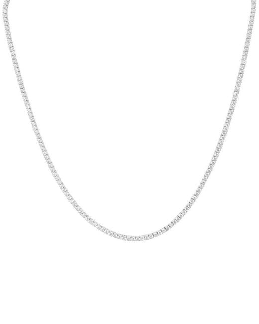 Effy Fine Jewelry White 14K 4.95 Ct. Tw. Lab-Grown Diamond Necklace