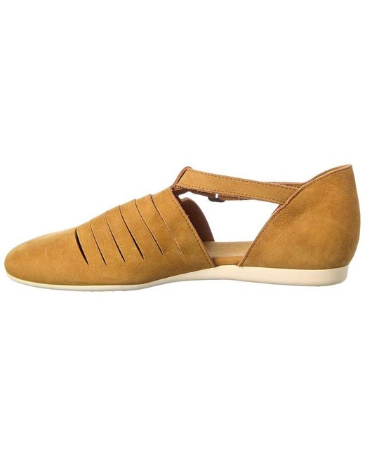 Arche Brown Lamuse Leather Flat