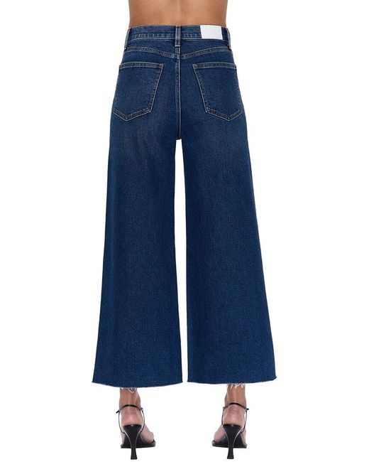 Pistola Blue Lana Crop Broadway Wide Leg Jean