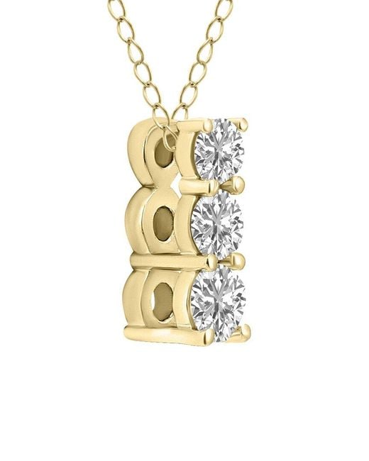 Lab Grown Diamonds White 14k 0.25 Ct. Tw. Lab Grown Diamond Necklace