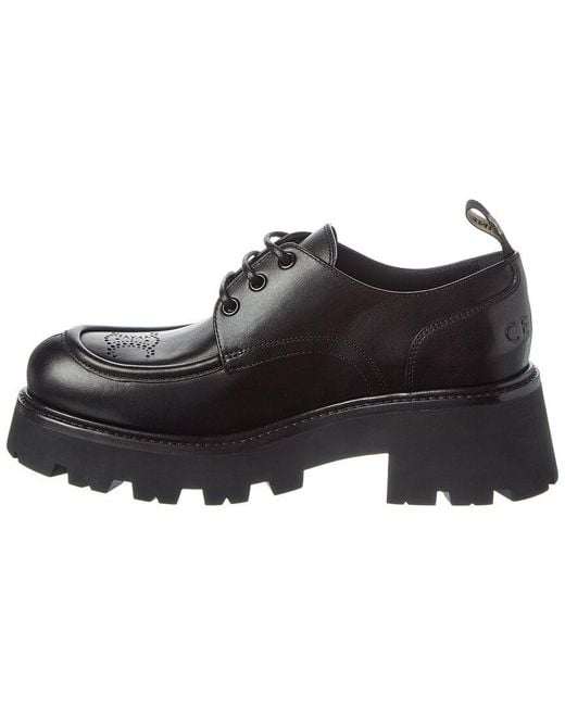 Céline Black Triomphe Leather Derby