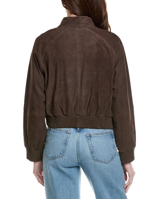 Walter Baker Brown Bowie Suede Jacket