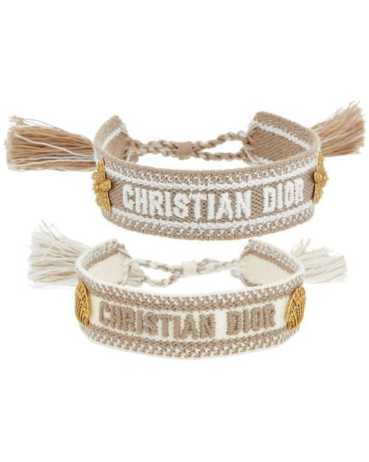 Dior Natural Set Of 2 Bracelets