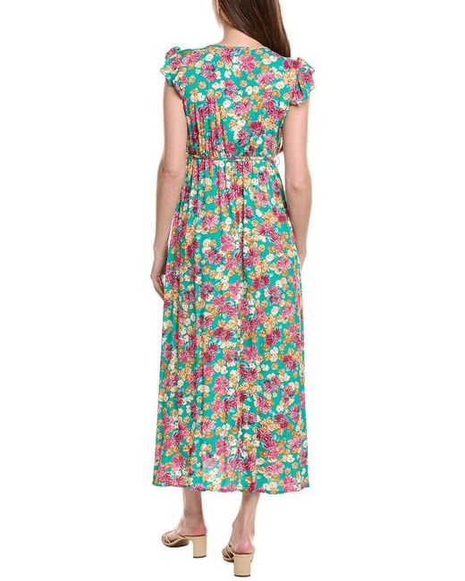 ANNA KAY Green Donna Fleur Maxi Dress
