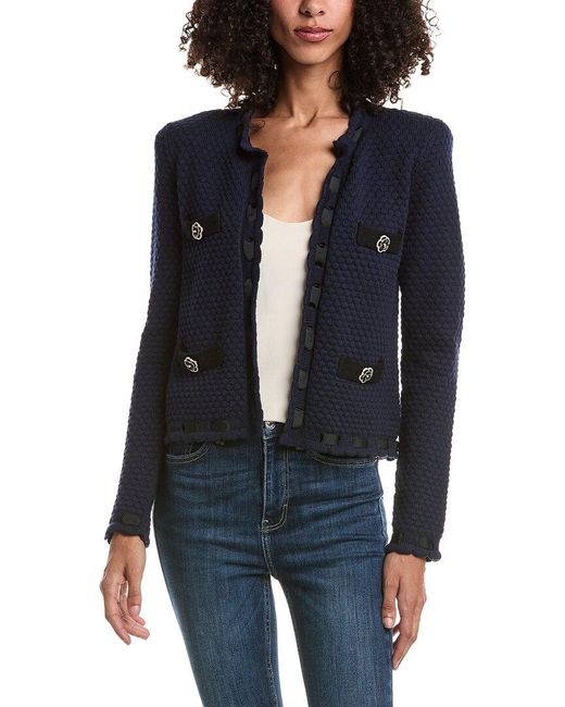 L'Agence Blue Astor Cardigan