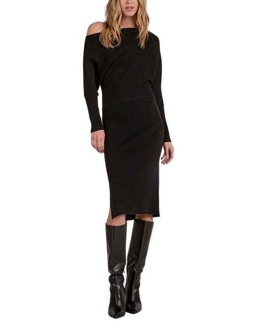 Elan Black Midi Dress