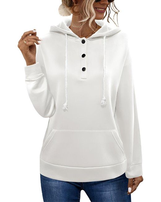 DELI S White Hoodie