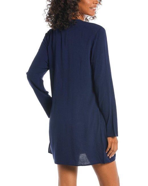La Blanca Blue Tunic Coverup