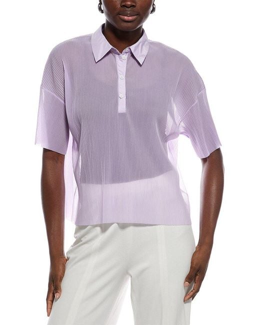 Marc Cain Purple Polo Shirt