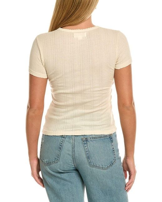 Velvet By Graham & Spencer Blue Enati Short Sleeve T-Shirt