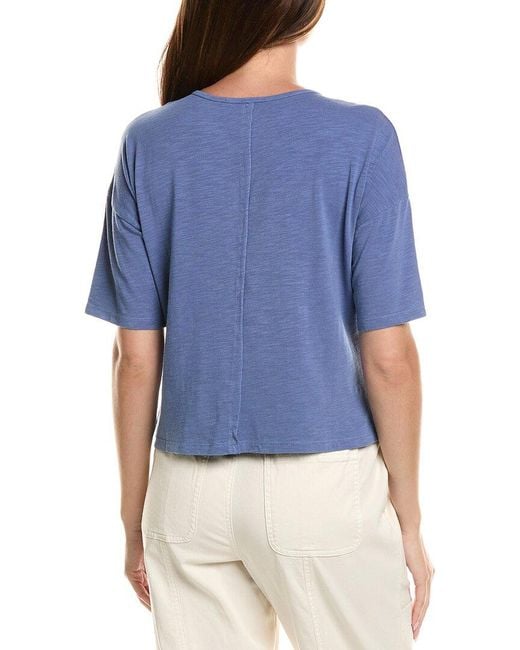 XCVI Blue Lino T-Shirt