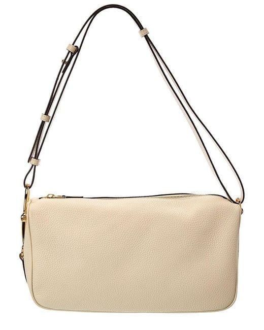 Gucci Natural Half Horsebit Medium Leather Shoulder Bag