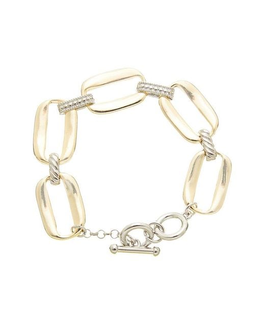 Juvell Metallic 18K Plated Cz Bracelet