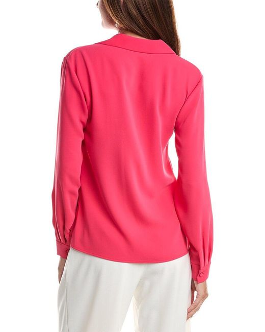 Alexis Red Cire Top