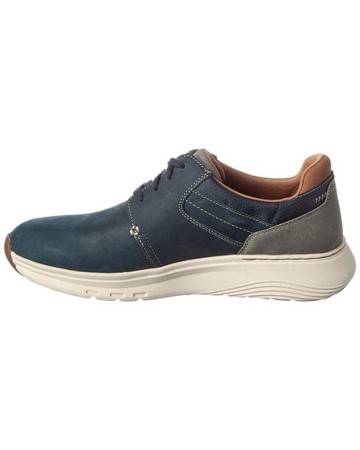 Clarks Blue Motion Trek Pt Nubuck Oxford for men