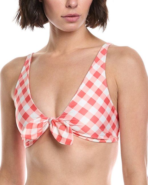 summersalt Pink The Jetsetter Bikini Top