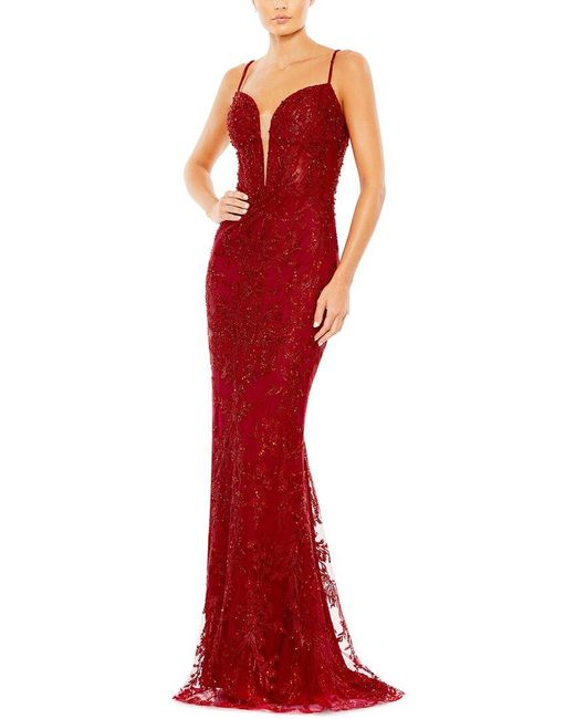 Mac Duggal Red Gown