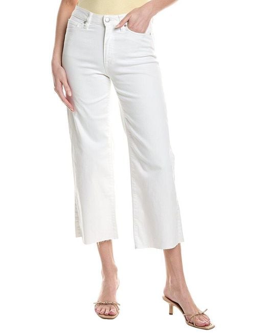 Tommy Bahama White Ella Twill High Rise Wide Crop Jean