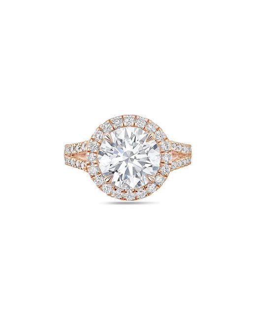 Diana M White Diana M. 18K Rose 6.25 Ct. Tw. Lab-Grown Diamond Ring