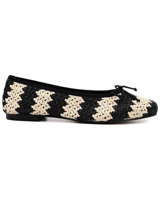 Menina Step Black Lucy Leather Flat
