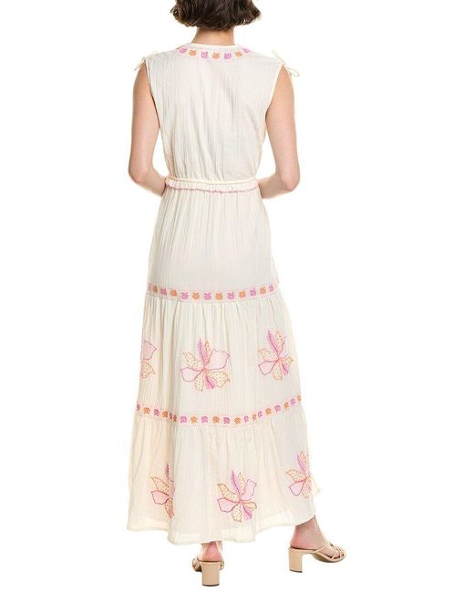 Allison Pink Agnes Maxi Dress