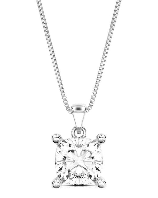 Amairah White 14K 1.00 Ct. Tw. Lab-Grown Diamond Solitaire Pendant Necklace