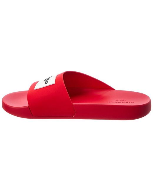 Givenchy Red Label Rubber Slide for men