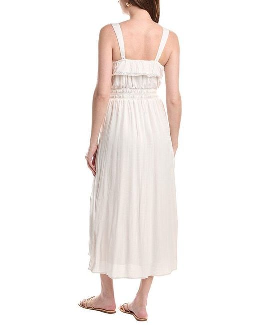 Saltwater Luxe White Tank Midi Dress