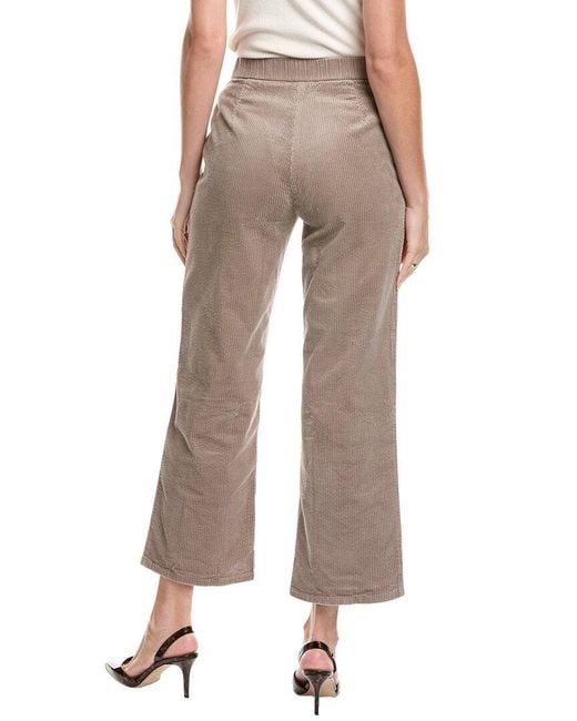 Eileen Fisher Natural Petite Corduroy Wide Leg Pant