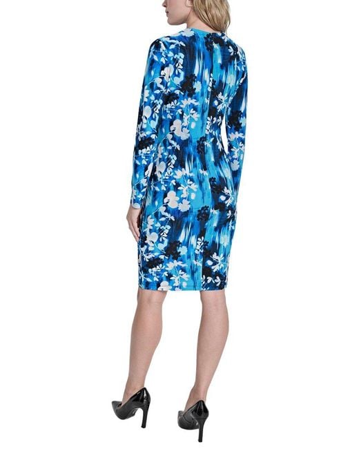 DKNY Blue Sheath Dress