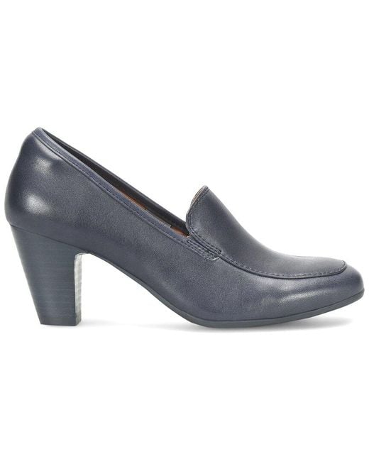 Söfft Blue Lucinda Leather Pump