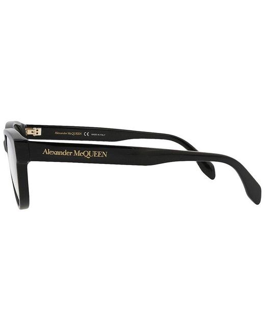 McQueen Black Am0359O 52Mm Optical Frames