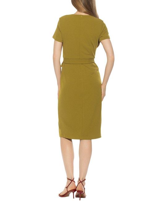 Alexia Admor Green Zyra Sheath Dress