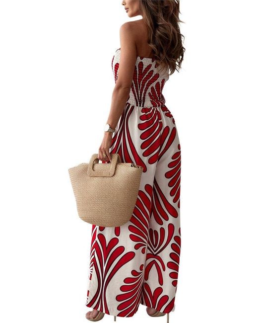 Vincent Red Jumpsuit