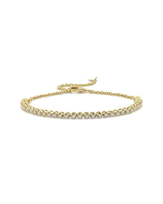 Sabrina Designs White 14k 0.52 Ct. Tw. Diamond Bolo Bracelet